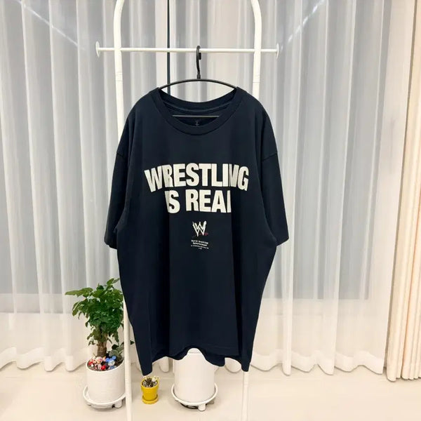 [BUNJANG] Travis Scott Cactus Jack x WWE Wrestling Is Real T-Shirt XXL / [XXL] 트래비스 스캇 캑터스 잭 x WWE 레슬링 이즈 리얼