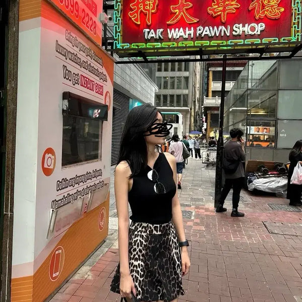 [BUNJANG] The Lauren Leopard Print Shorts / 더로랑 호피 반바지