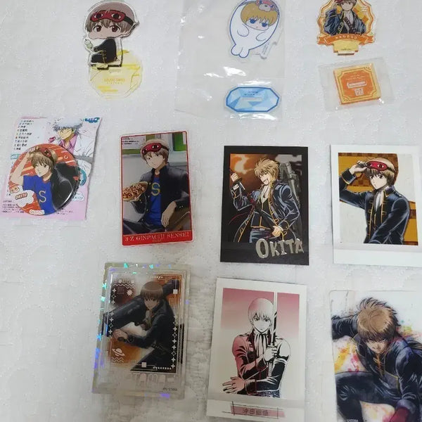 [BUNJANG] Gintama Okita Sougo Acrylic Stand & Merchandise Set / 은혼 오키타 소고 아크릴 스탠드 및 굿즈 세트