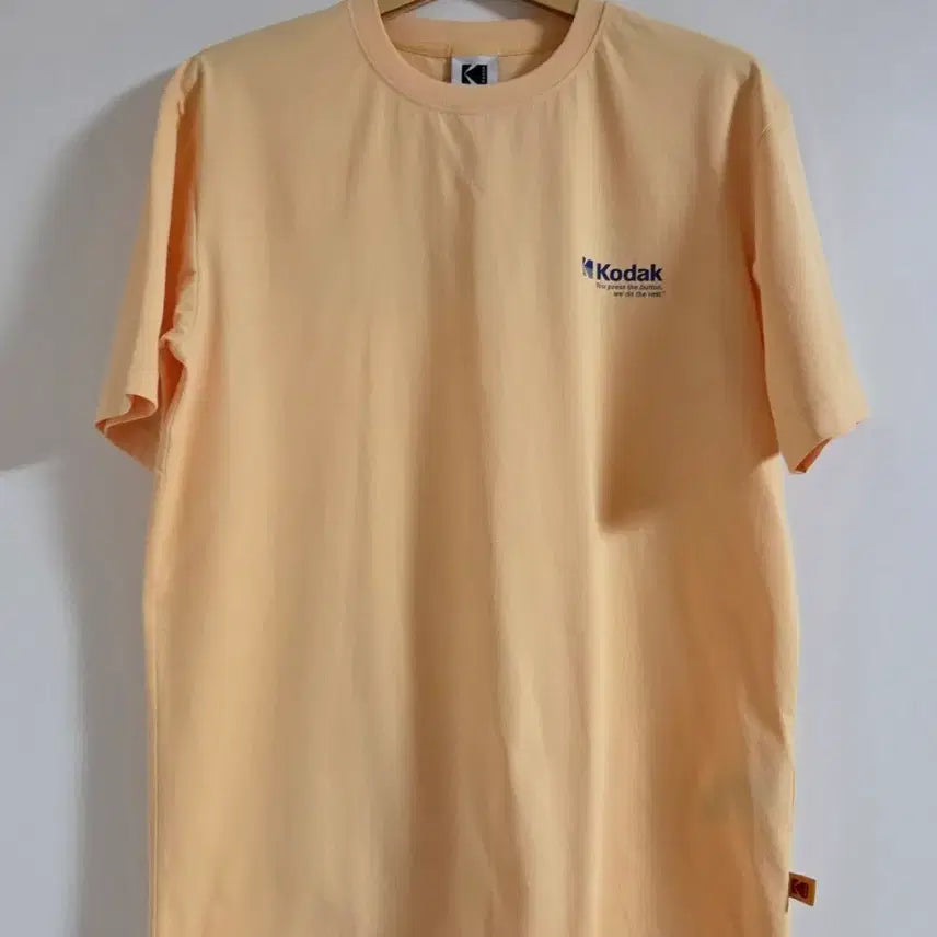 [BUNJANG] Kodak AirChrom Sorona Short Sleeve T-Shirt Yellow M / 코닥 에어크롬 소로나 반팔티셔츠
