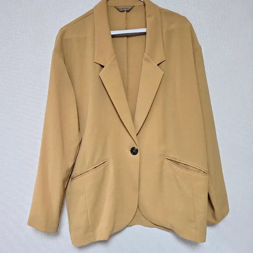 [BUNJANG] M.A.K.M.A.K.S Mustard Oversized Fit Jacket / 머스타드 오버핏 자켓