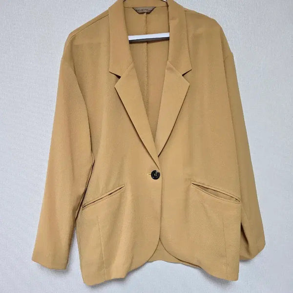 [BUNJANG] M.A.K.M.A.K.S Mustard Oversized Fit Jacket / 머스타드 오버핏 자켓