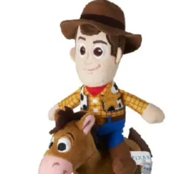 [BUNJANG] CGV Toy Story Woody & Bullseye Doll Keyring / cgv 토이스토리 우디 불스아이 인형 키링