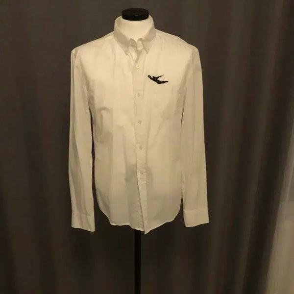 [BUNJANG] Superhero Embroidered Shirt / 슈퍼히어로셔츠