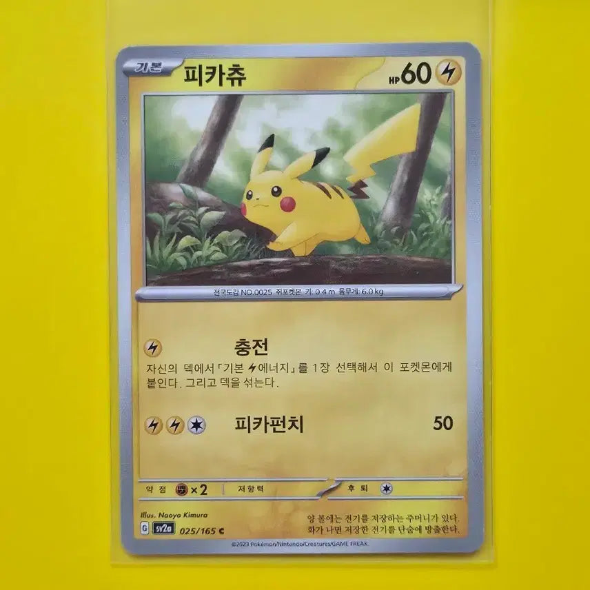 [BUNJANG] Pokemon Card 151 Series - Pikachu, Vaporeon, Snorlax, Psyduck, Dragonite, Eevee / 6개상품 포켓몬카드 151 시리즈 주요 몬스터 2
