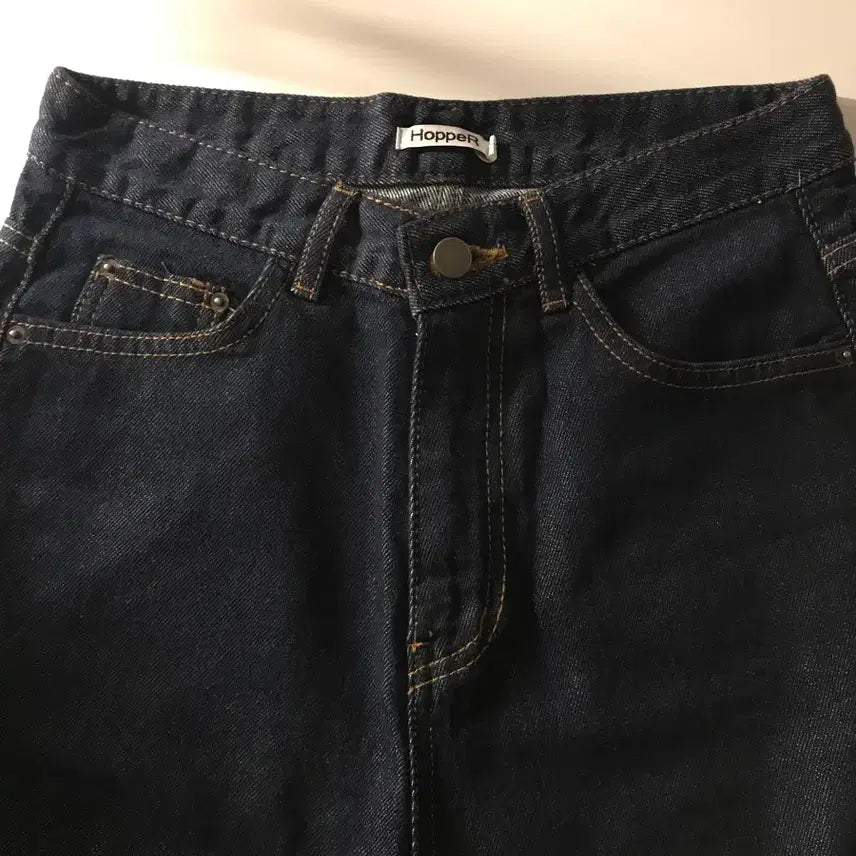 [BUNJANG] Non-Fade Raw Denim Wide Pants / 논페이드 생지 데님팬츠 와이드팬츠