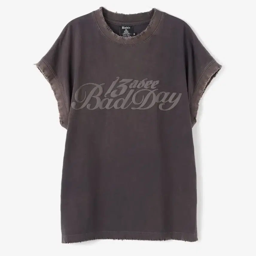 [BUNJANG] Bad Day Damage Top Charcoal / 배디 Bad Day Damage Top Charcoal