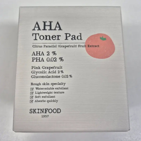 [BUNJANG] Skinfood Pink Grapefruit AHA Toner Pad (Sealed) / 스킨푸드 핑크자몽 아하 토너패드 미개봉 새상품