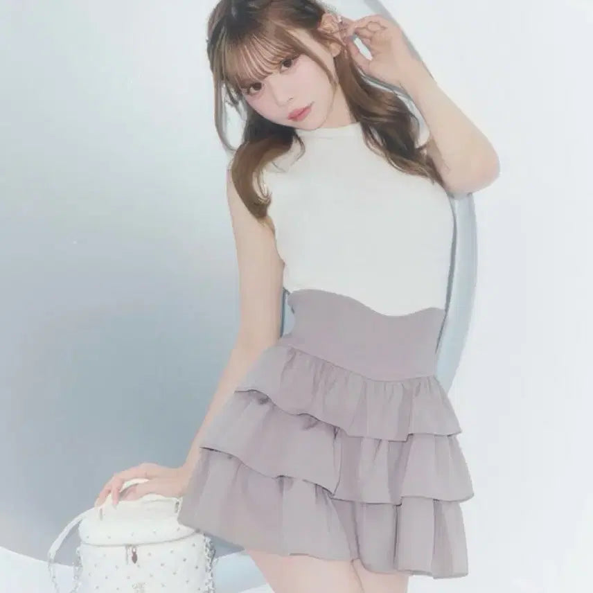 [BUNJANG] Michelle Macaron KUSMI Frill Skirt Pink XS / 미셸마카롱 미각 프릴 스커트 쿠스미 핑크 XS