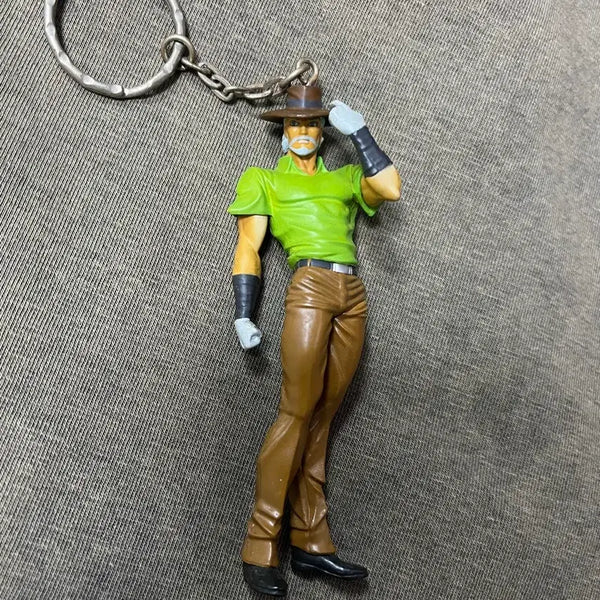 [BUNJANG] JoJo's Bizarre Adventure Part 3 Joseph Joestar Figure Keychain / 죠죠의 기묘한 모험 3부 죠셉 죠스타 피규어 키링 죠죠