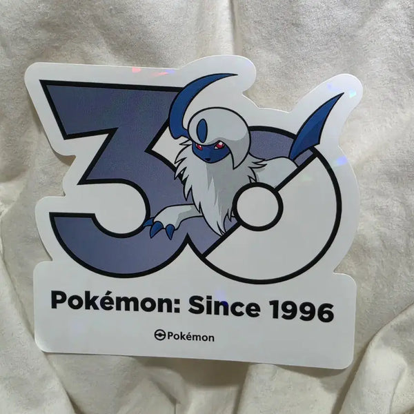 [BUNJANG] Pokemon Absol Logo Sticker 30th Anniversary / 앱솔 로고 스티커 포켓몬 30주년