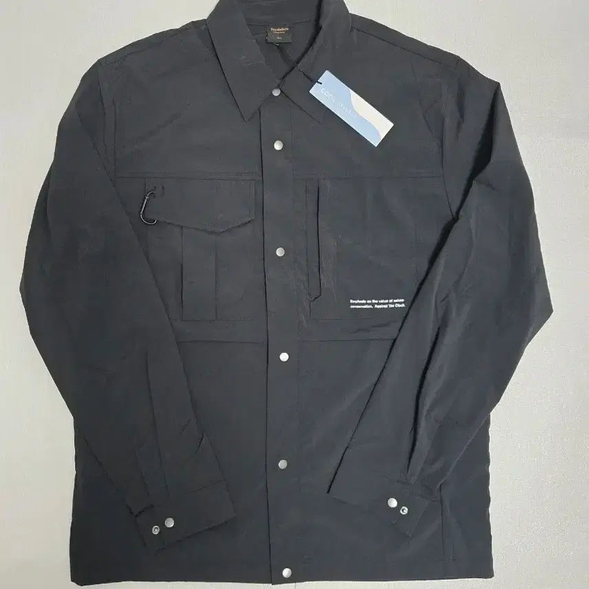 [BUNJANG] Pendulum Coolmax Shirt Windbreaker Black / 풀앤베어 셔츠 블랙