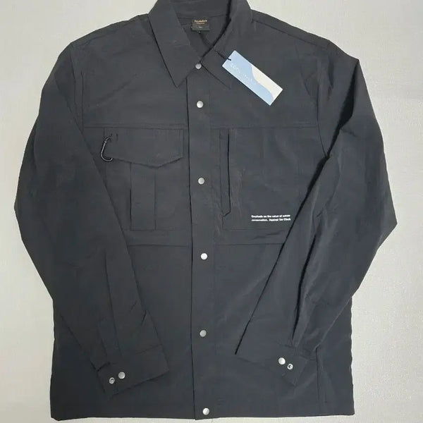 [BUNJANG] Pendulum Coolmax Shirt Windbreaker Black / 풀앤베어 셔츠 블랙