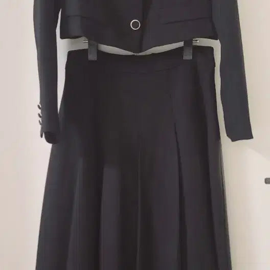 [BUNJANG] Black Jacket and Skirt Set, Size L / 블랙 자켓 스커트 세트 L사이즈