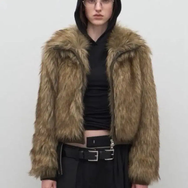 [BUNJANG] LCDC Fur Zip-Up Jacket / LCDC 퍼자켓 FUR ZIP-UP ZACKET