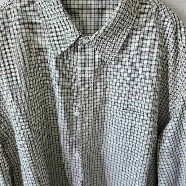 [BUNJANG] Juang Homme Cropped Fit Shirt Ivory L / (새상품)주앙옴므 크롭핏 셔츠 아이보리 L