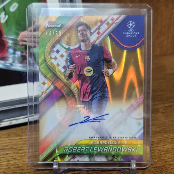 [BUNJANG] Topps Finest Lewandowski Autograph Card (Limited Edition 44/50) / 탑스 파이니스트 레반도프스키 오토