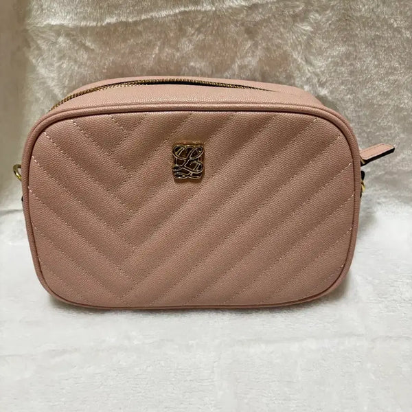 [BUNJANG] Louis Quatorze L'Elquilting Crossbody Bag Pink / 루이까또즈 크로스백