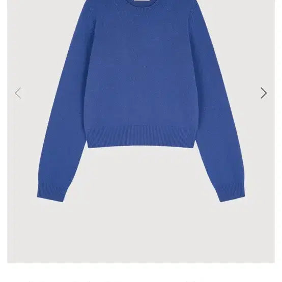 [BUNJANG] Raw Sugar Classic Crewneck Cashmere Knit Sweater - Deep Blue / 로우슈가 정다나 Raw Sugar 클래식 크루넥 캐시미어 니트 스웨터 딥 블루