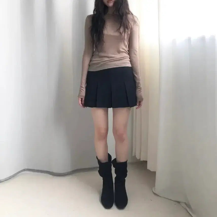 [BUNJANG] Mini Pleated Skirt Pants / mini pleats skirt pants 미니 플리츠 스커트 팬츠