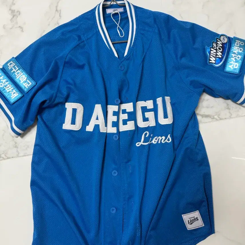 [BUNJANG] Samsung Lions Daegu Baseball Jersey - Gu Ja-wook (Size 100) / 삼성라이온즈 대구 유니폼