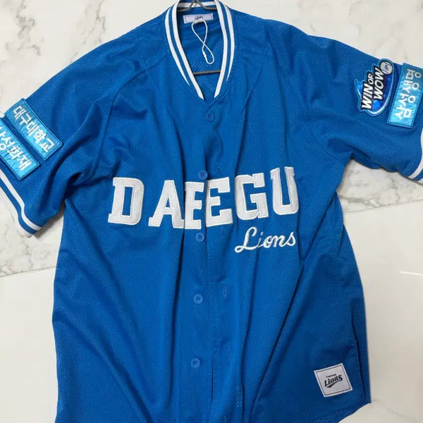 [BUNJANG] Samsung Lions Daegu Baseball Jersey - Gu Ja-wook (Size 100) / 삼성라이온즈 대구 유니폼