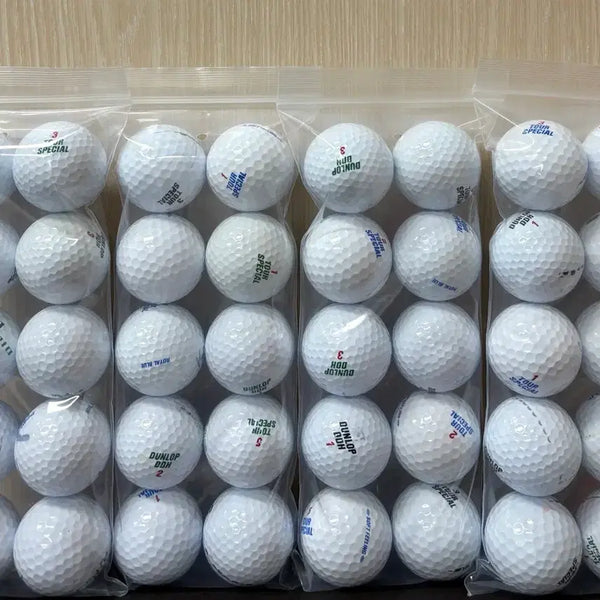 [BUNJANG] Dunlop White Mixed Model Golf Balls (50 pcs) / 던롭 화이트 모델혼합 로스트볼 A ~ A+ (50개)