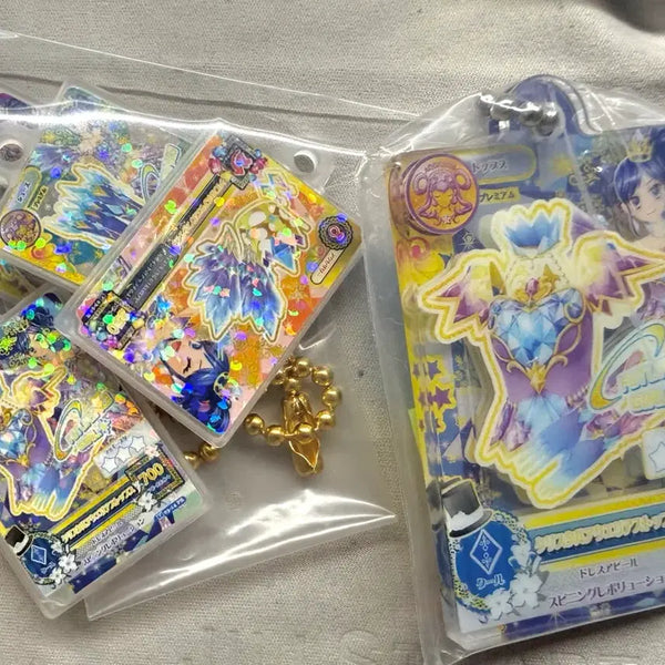[BUNJANG] Aikatsu Aoi Matsuri Bath Bomb Gacha Keyring Bundle Set / 아이엠스타 아오이 마린 배쓰밤 가챠 키링 일괄 판매