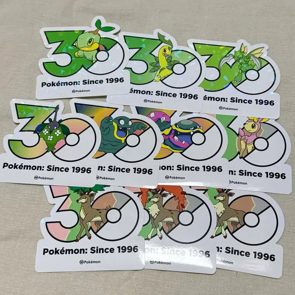 [BUNJANG] Olive Young 30th Anniversary Pokémon Stickers - Quilladin, Bayleef, Scyther Bundle Set / 일괄 ) 올리브영 30주년 포켓몬스터 스티커 모부기 베이리프 스라크