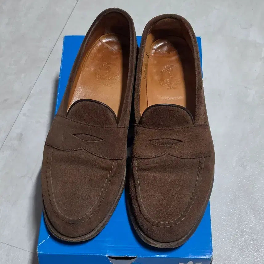 [BUNJANG] Heritage Regal Brown Suede Penny Loafers 265 / 헤리티지 리갈 브라운 스웨이드 페니로퍼 265