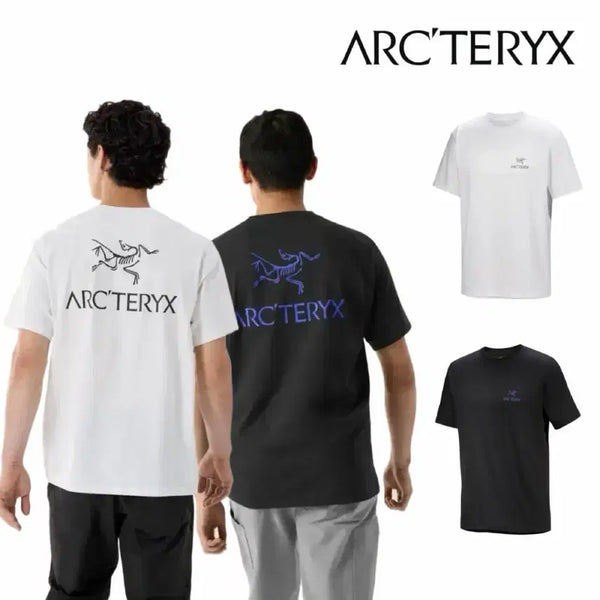 [BUNJANG] Arc'teryx Back Logo ArcWord T-Shirt Unisex Black/White / 아크테릭스 백로고아크워드 티셔츠 남녀공용 블랙/화이트