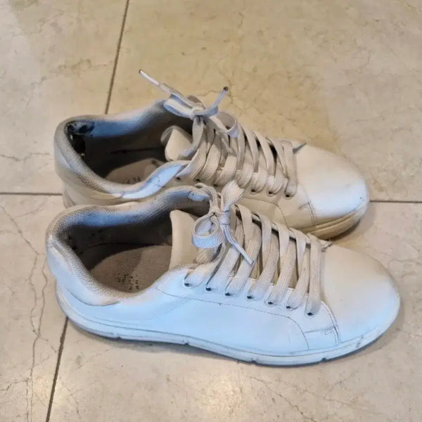 [BUNJANG] Zara White Sneakers / 자라 흰색 스니커즈
