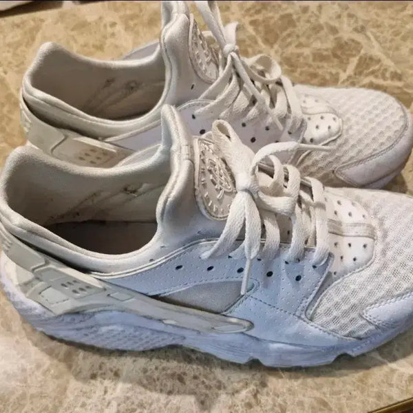 [BUNJANG] Nike Air Huarache White Sneakers / 나이키 에어 허라취 흰색