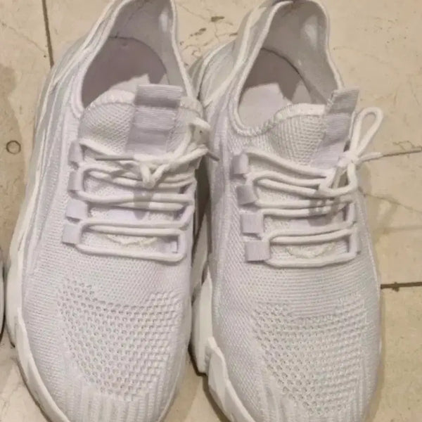 [BUNJANG] Women's White Mesh Running Sneakers / 흰색 여성 스니커즈 런닝화