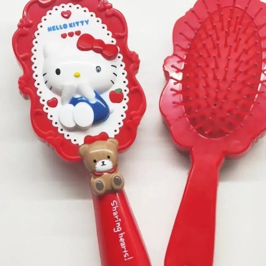 [BUNJANG] Hello Kitty x Bear Makeup Brush / 헬로키티 곰돌이 브러쉬