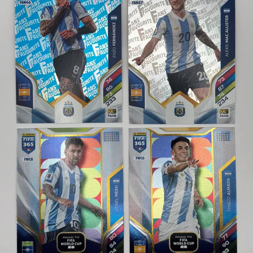 [BUNJANG] Argentina National Team Card Set / 아르헨티나 국가대표 카트 세트