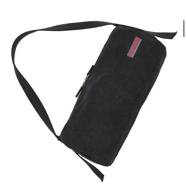 [BUNJANG] Sculptor Canvas Duffle Cross Bag Black / 스컬프터 캔버스 더플 크로스 백 블랙