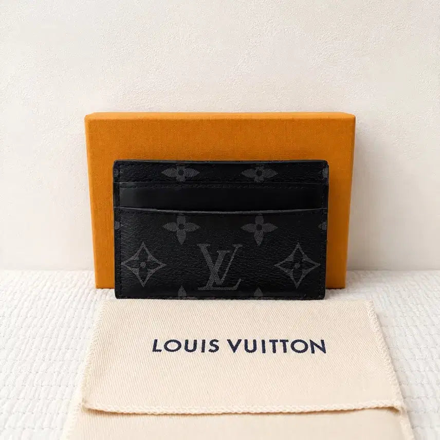 [BUNJANG] Louis Vuitton Monogram Eclipse Card Holder / [정품/풀구성] 루이비통 모노그램 이클립스 카드지갑