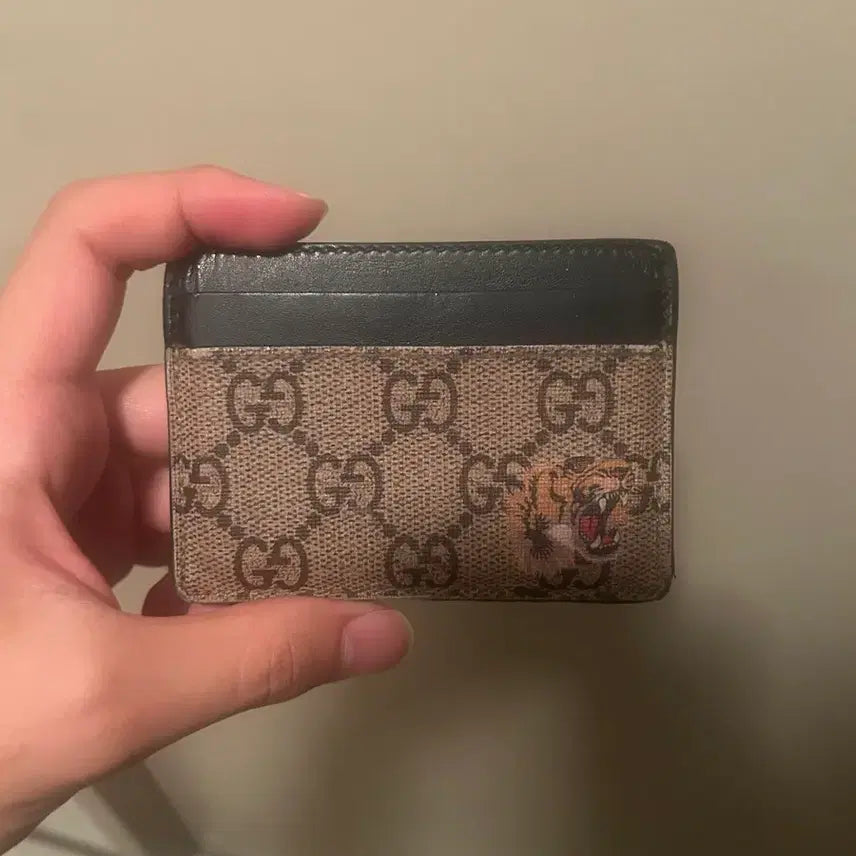 [BUNJANG] Gucci Tiger Card Holder / 구찌 타이거 카드지갑