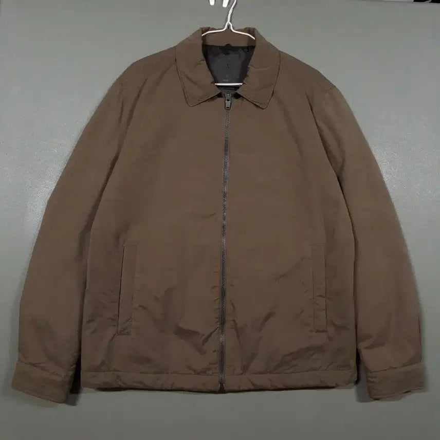 [BUNJANG] Epigram Brown Blouson Jumper Swing Zip-up Jacket / L) 코오롱 에피그램 epigram 블루종 점퍼 스윙 집업 자켓 브라운