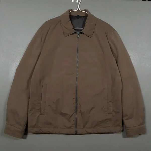 [BUNJANG] Epigram Brown Blouson Jumper Swing Zip-up Jacket / L) 코오롱 에피그램 epigram 블루종 점퍼 스윙 집업 자켓 브라운