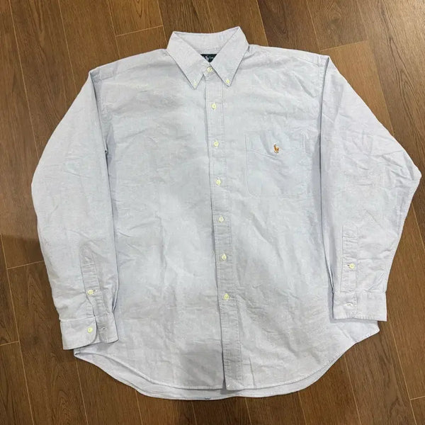 [BUNJANG] Polo Ralph Lauren Big Shirt - Sax Blue / (L) 폴로 랄프로렌 빅 셔츠