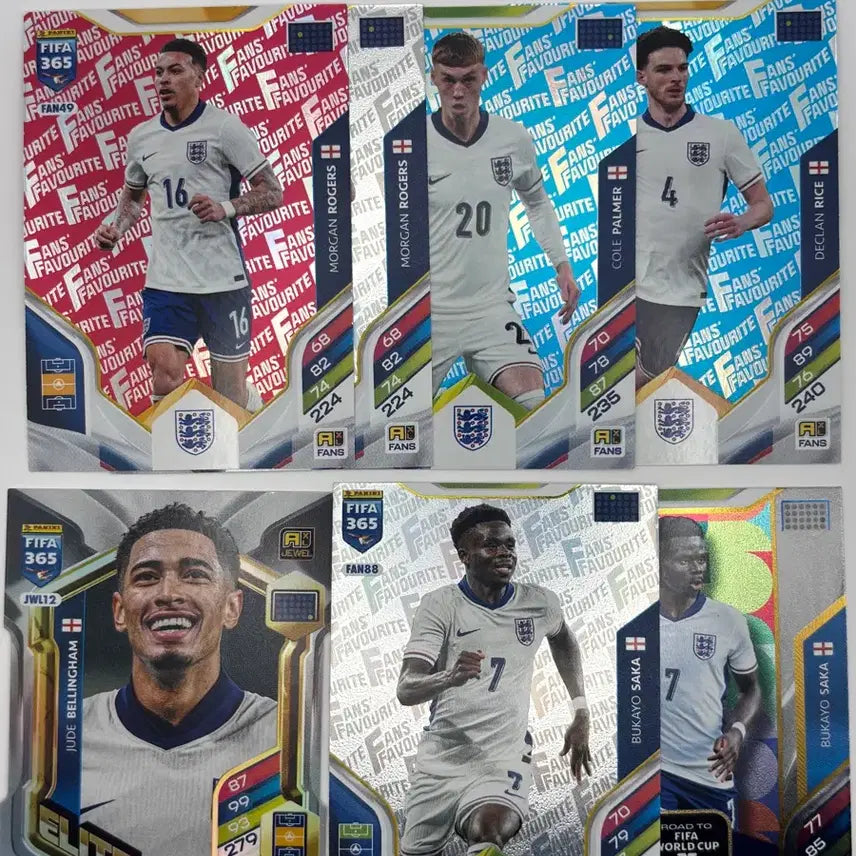 [BUNJANG] England National Football Team Trading Card Set / 잉글랜드 국가대표 카드 세트