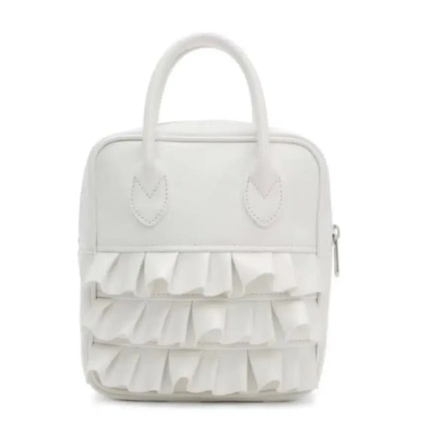 [BUNJANG] Comme des Garçons Girl Ruffle Tote Bag White / 꼼데가르송 걸 프릴백 화이트