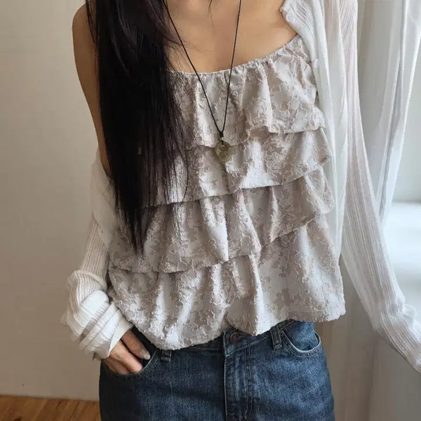 [BUNJANG] Litkim Vintage Rosie Sleeveless Light Beige / 릿킴 VINTAGE ROSIE SLEEVELESS