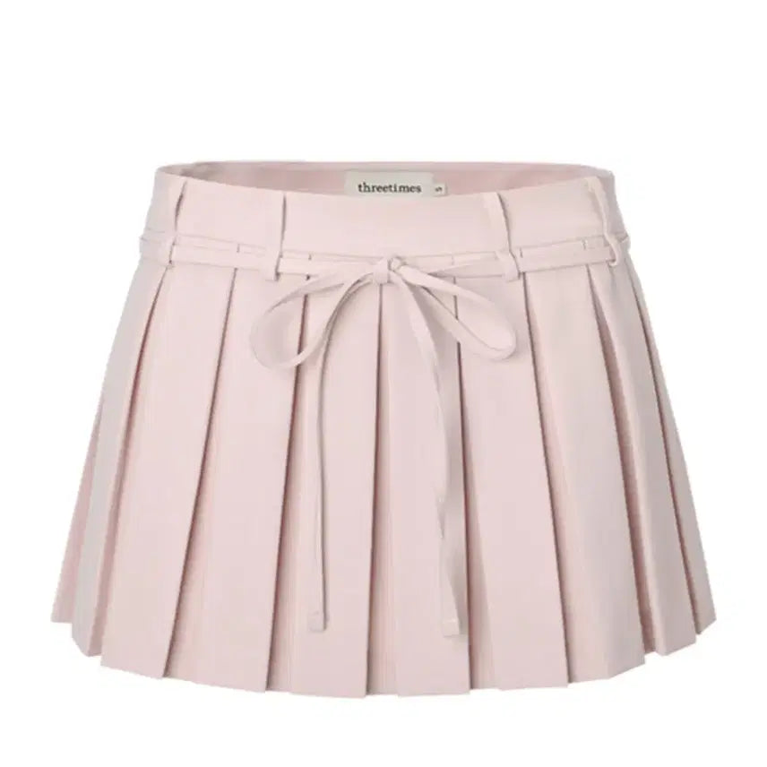 [BUNJANG] 3Times Cheer Skirt Pink S / 쓰리타임즈 치어리 스커트 핑크 S