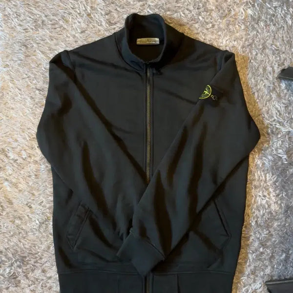 [BUNJANG] Stone Island Organic Cotton Fleece Zip-Up Jacket / 스톤아일랜드 오가닉 코튼 플리스 집업 자켓 M