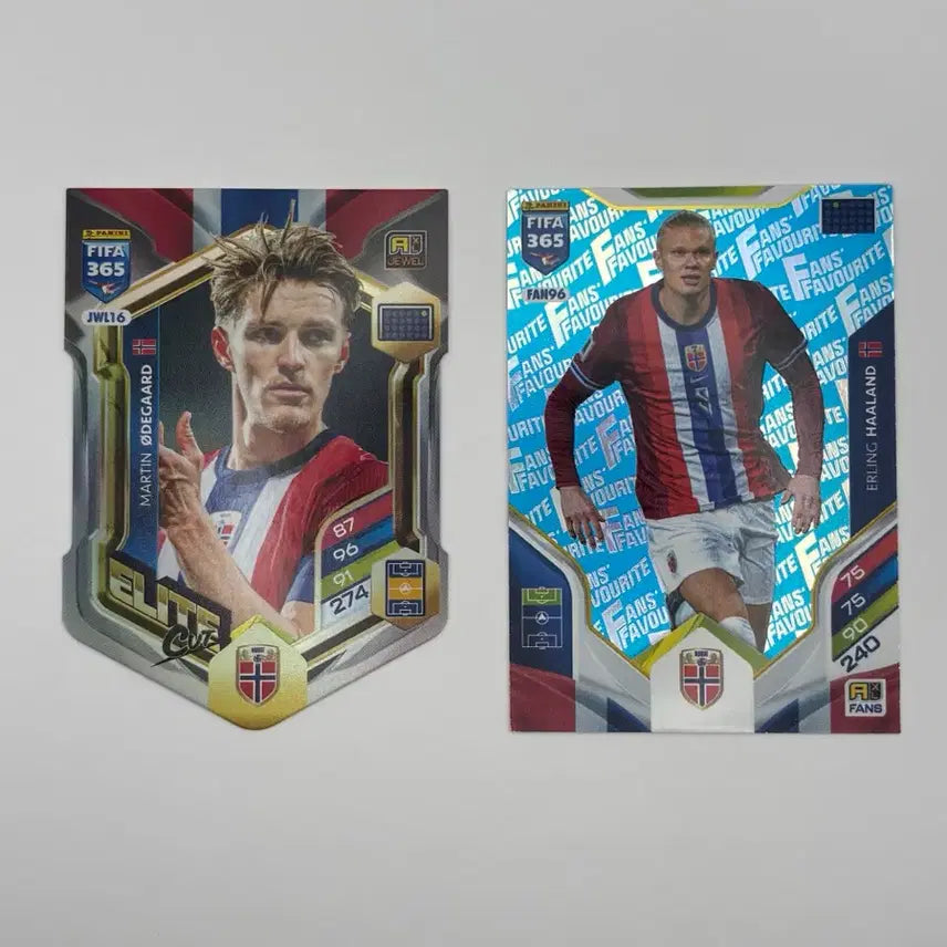[BUNJANG] Martin Ødegaard & Erling Haaland Norway Panini FIFA 365 Adrenalyn XL 2026 / 마르틴 외데고르or 엘링 홀란