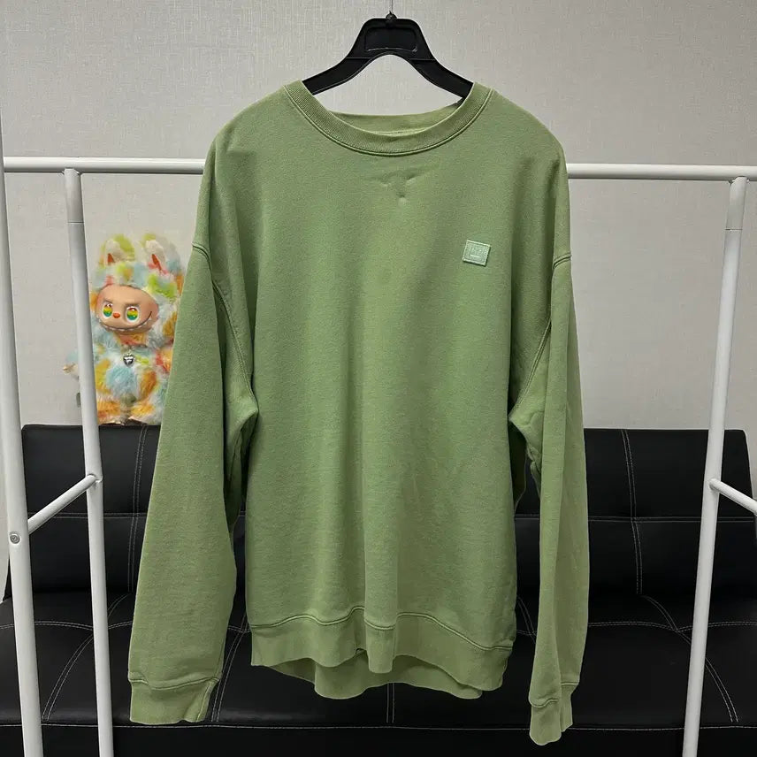 [BUNJANG] Acne Studios Face Patch Sweatshirt Size 105 / 사이즈 105) 아크네 스튜디오 페이스 패치 맨투맨