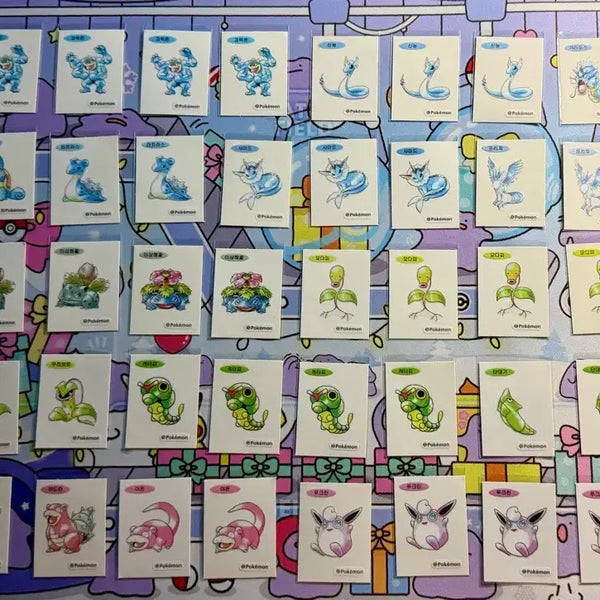 [BUNJANG] Pokemon Stickers Bundle Set (97 pcs) / 포켓몬 띠부씰 130장 일괄 판매